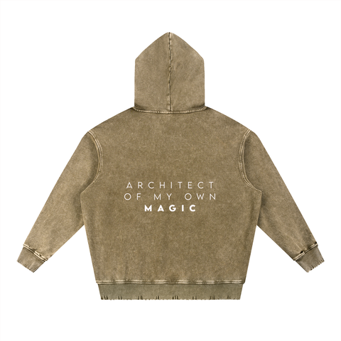 Aligned Cotton Oversized Hoodie