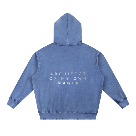 Aligned Cotton Oversized Hoodie