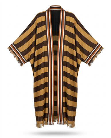 Wanderlust Striped Boho Kimono