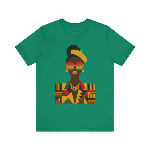 Confident Kente Portrait Tee
