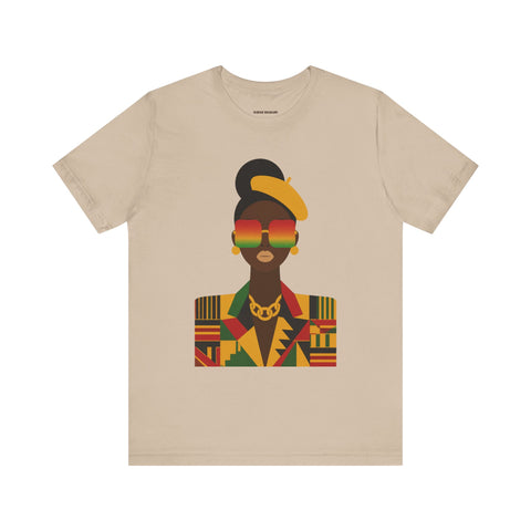 Confident Kente Portrait Tee