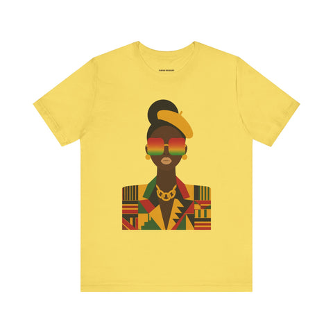 Confident Kente Portrait Tee