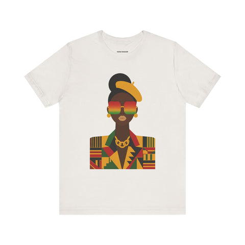 Confident Kente Portrait Tee
