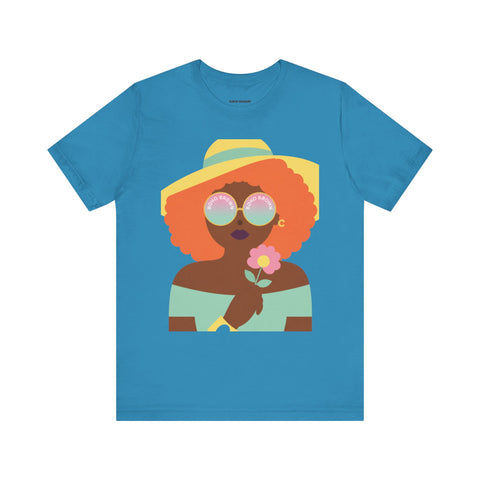 Radiant Retro Illustration Graphic T-Shirt