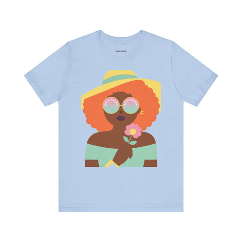 Radiant Retro Illustration Graphic T-Shirt
