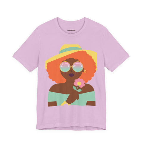 Radiant Retro Illustration Graphic T-Shirt