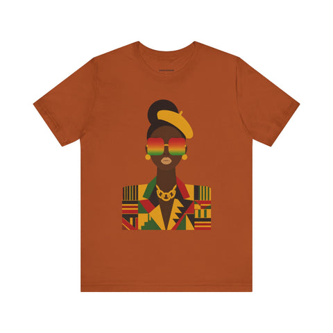 Confident Kente Portrait Tee