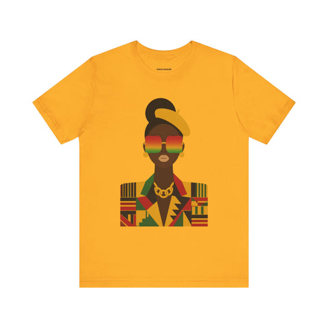 Confident Kente Portrait Tee