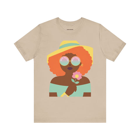 Radiant Retro Illustration Graphic T-Shirt