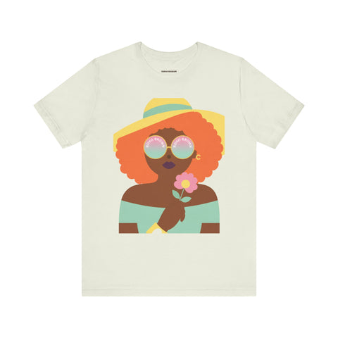 Radiant Retro Illustration Graphic T-Shirt