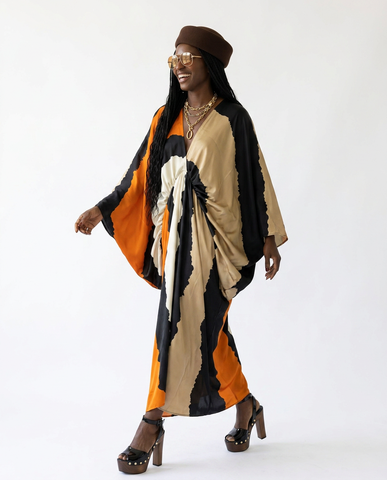 Final Sale Printed Oversized Kaftan