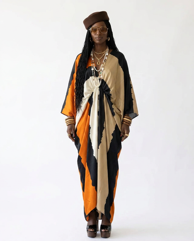 Final Sale Printed Oversized Kaftan