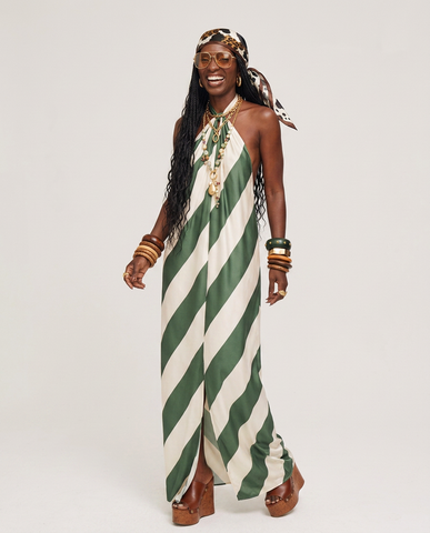 Final Sale Halter Maxi Dress