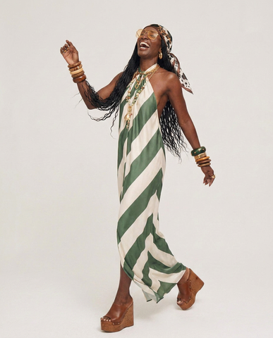 Final Sale Halter Maxi Dress