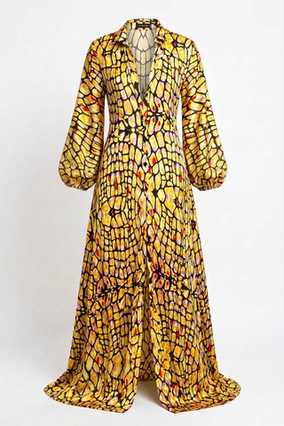 Ethereal Silk Charmeuse Maxi Dress