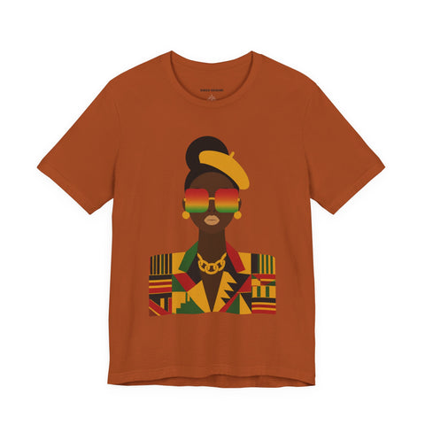 Confident Kente Portrait Tee