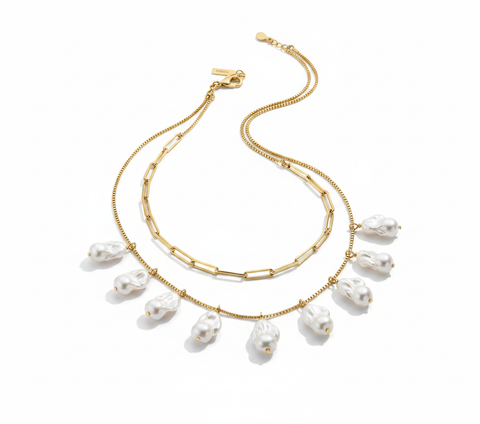 Worthy Baroque Freshwater Pearl Choker