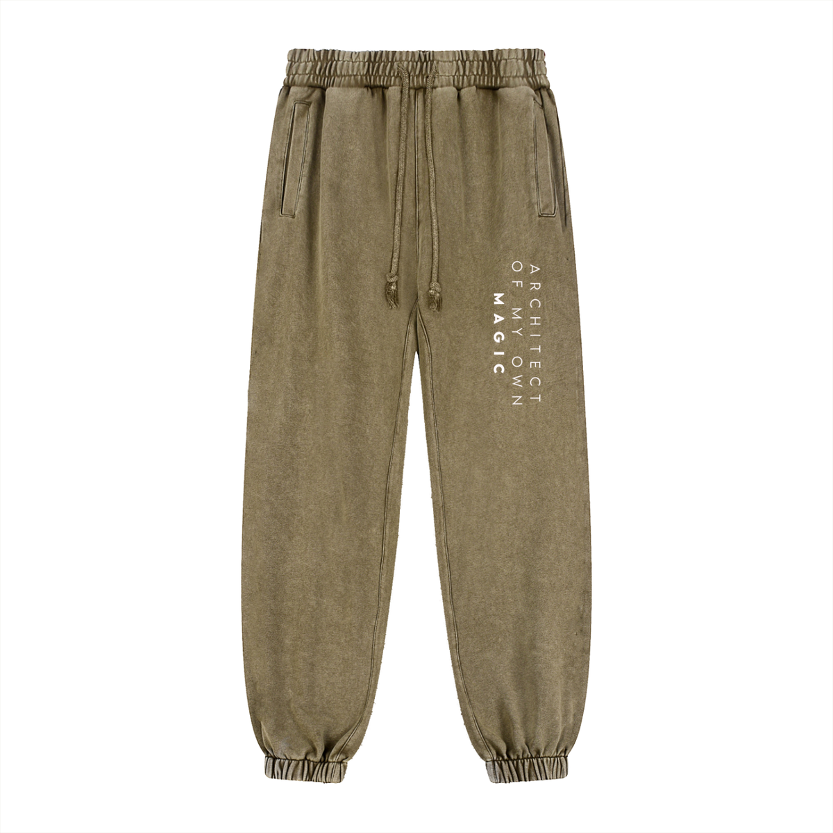 Grounded Washed Cotton Jogger Pants