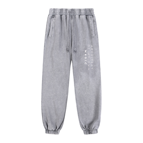 Grounded Washed Cotton Jogger Pants