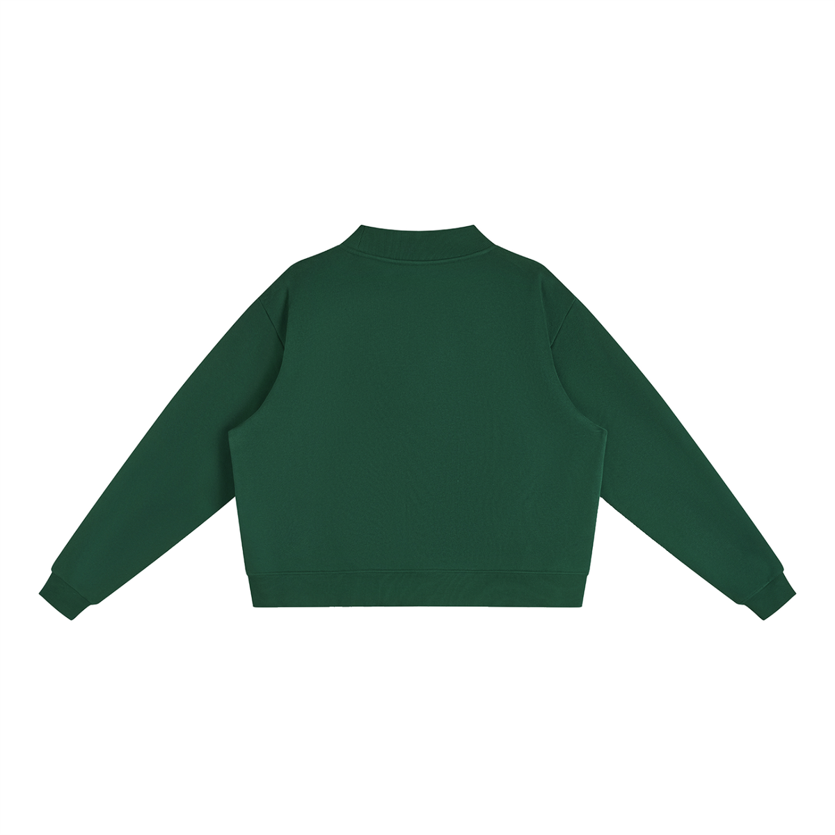Grounded Oversized Mock-Neck Sweatshirt