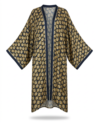 Radiant Printed Maxi Kimono