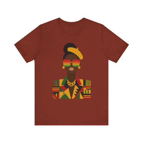Confident Kente Portrait Tee