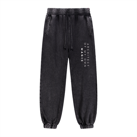 Grounded Washed Cotton Jogger Pants