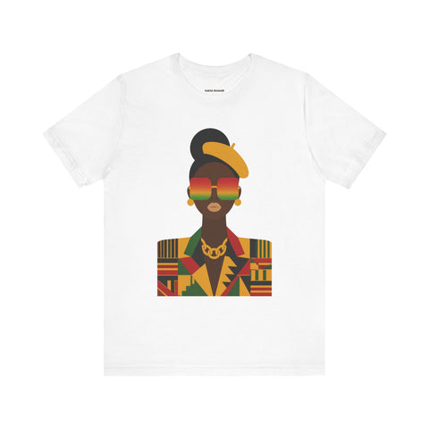 Confident Kente Portrait Tee