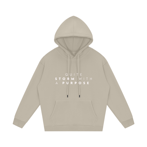 Quite Storm with a purpose Fleece Hoodie