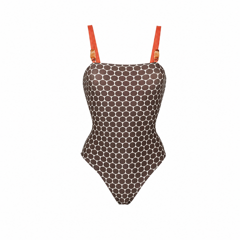 Free Spirit Printed One-Piece Swimsuit