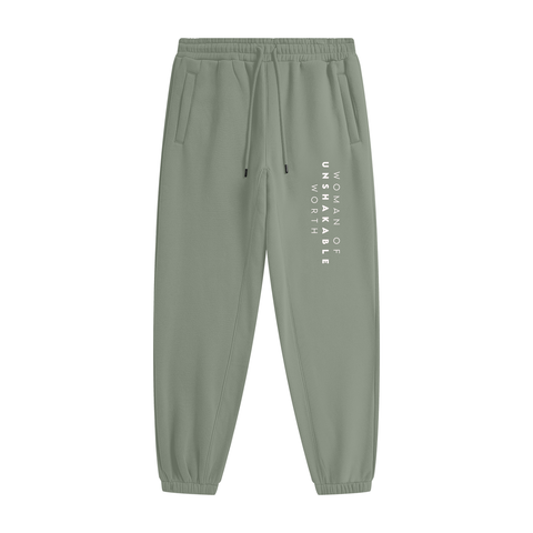 woman of unshakable worth Fleece Joggers