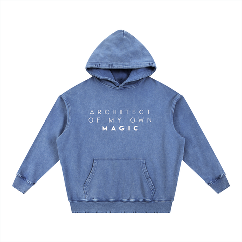 Aligned Cotton Oversized Hoodie