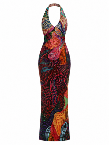 Prism Beaded Gown
