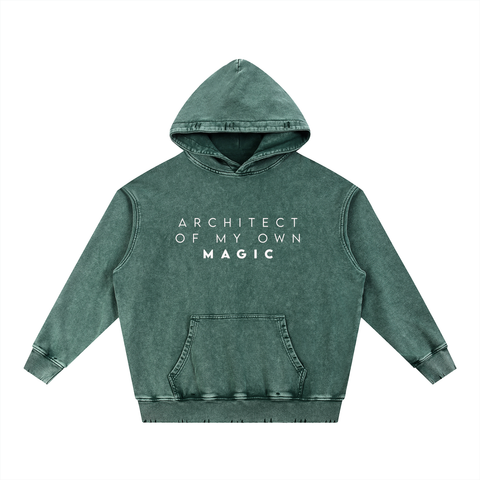 Aligned Cotton Oversized Hoodie