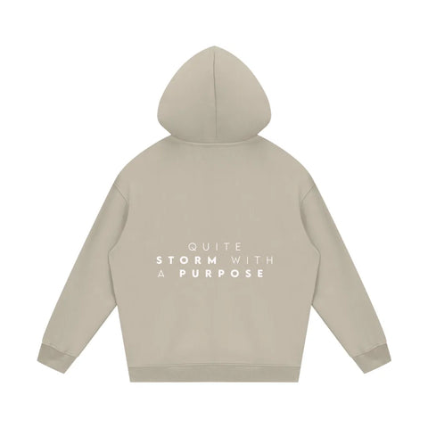 Quite Storm with a purpose Fleece Hoodie