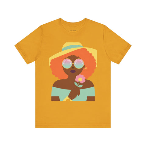 Radiant Retro Illustration Graphic T-Shirt