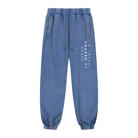 A force shaped by grace Snow Wash Sweatpants