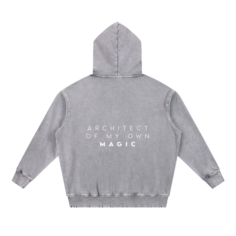 Aligned Cotton Oversized Hoodie