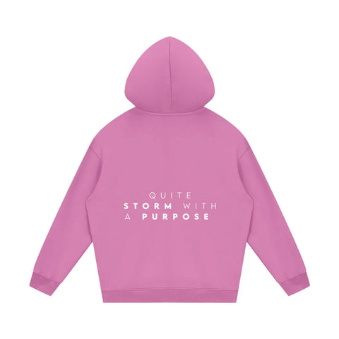 Quite Storm with a purpose Fleece Hoodie