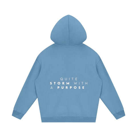 Quite Storm with a purpose Fleece Hoodie