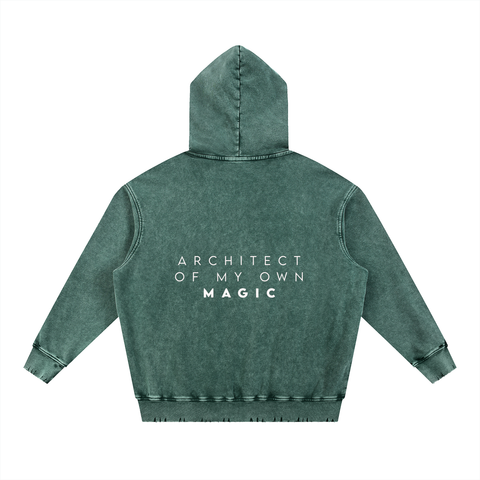 Aligned Cotton Oversized Hoodie
