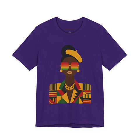 Confident Kente Portrait Tee