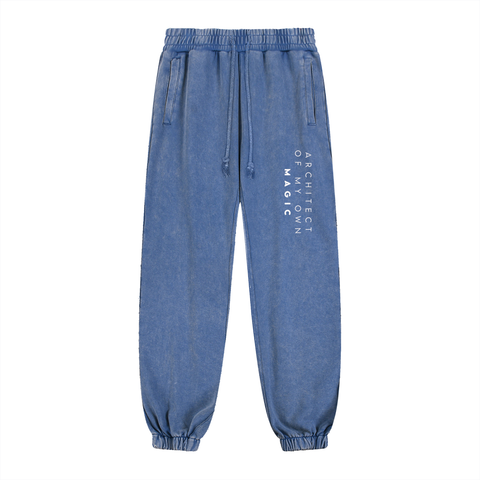 Grounded Washed Cotton Jogger Pants