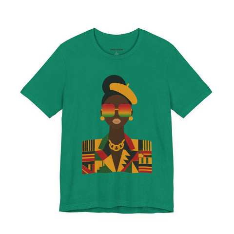 Confident Kente Portrait Tee