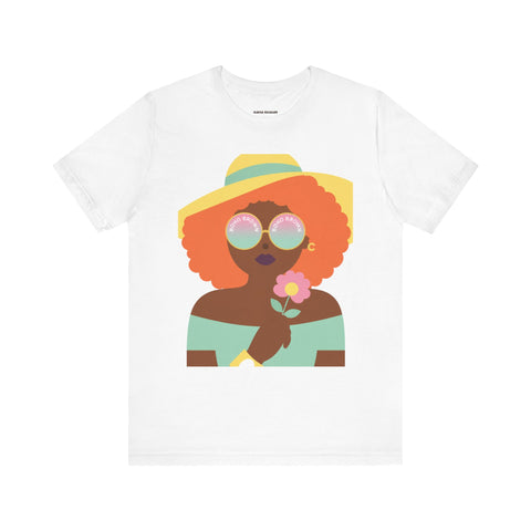 Radiant Retro Illustration Graphic T-Shirt