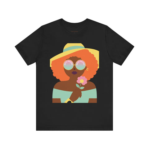 Radiant Retro Illustration Graphic T-Shirt