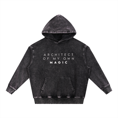 Aligned Cotton Oversized Hoodie
