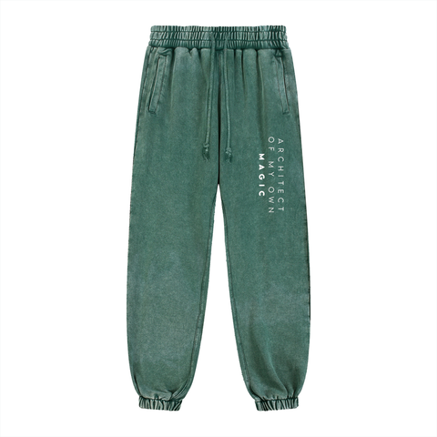 Grounded Washed Cotton Jogger Pants
