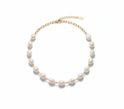 Worthy Baroque Freshwater Pearl Choker