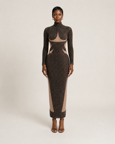 Onyx Crystal Gown